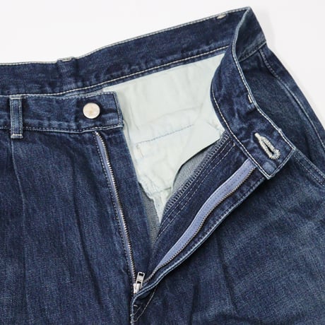 Graphpaper（グラフペーパー）"Selvage Denim Two Tuck Pants - DARK FADE"