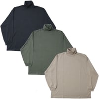 Graphpaper（グラフペーパー）"Brushed Mockrody High Neck L/S Tee"