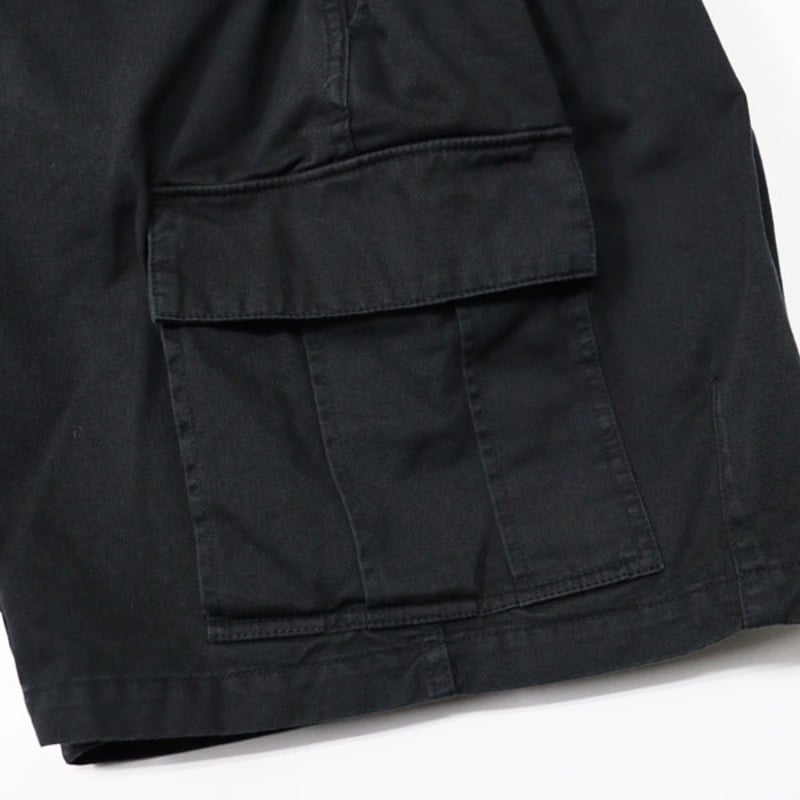 is-ness 25ss BALLOON EZ CARGO SHORTS 黒 Balloon EZ Cargo Shorts(ONE(MEN) Black/ブラック): is-ness