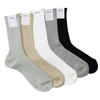 AURALEE（オーラリー）"GIZA HIGH GAUGE SOX"