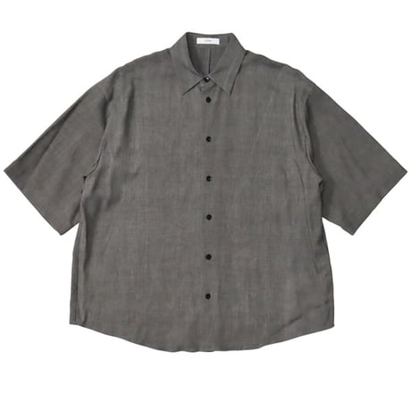 Ladie's / ATON（レディース エートン）"VISCOSE TWILL HALF SLEEVE SHIRT"