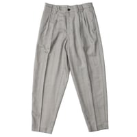 nonnotte（ノノット）"2-Tuck Wide Tapered Trousers"