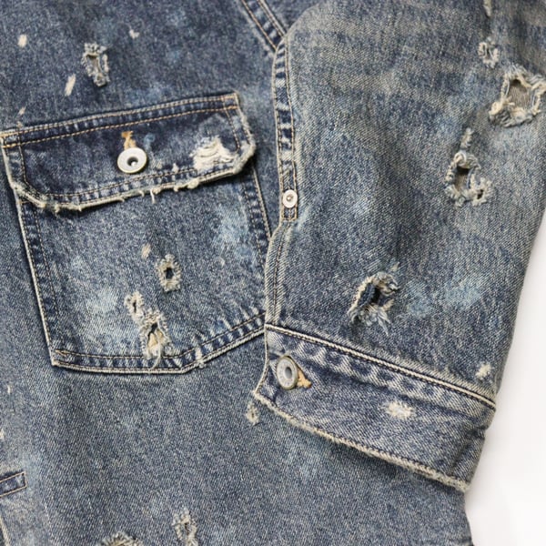 ジャケット・アウター DAIRIKU | Super Damage 2pkt Denim Jacket ダイリク】Super Damage 2pkt Denim Jacket – GQ SHOP