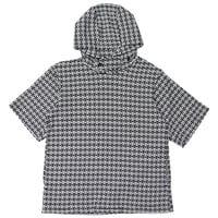 ENGINEERED GARMENTS（エンジニアードガーメンツ）"Short Sleeve Hoody - CP Horizontal Knit Jacquard"