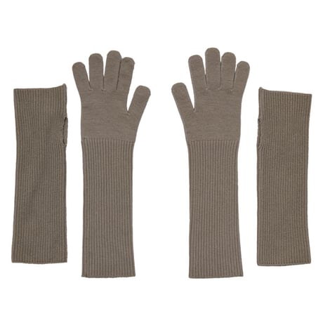 Ladie's / Graphpaper（レディース グラフペーパー）"Mercerized Fine Wool Knit Layered Gloves"