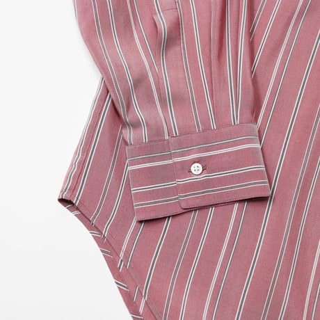 HEUGN（ユーゲン）"ALF SILK Wine stripe"