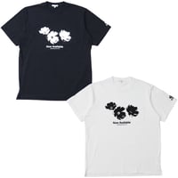 ENGINEERED GARMENTS（エンジニアード ガーメンツ）"Printed Cross Crew Neck T-shirt - Flower"
