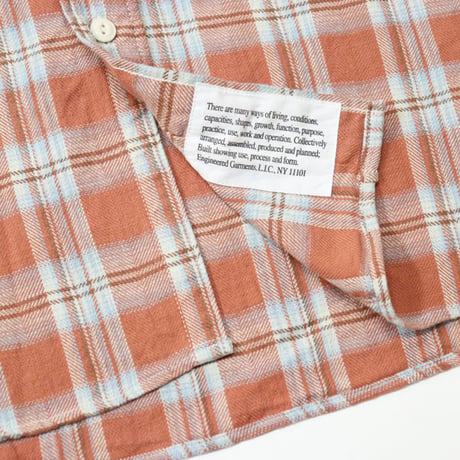ENGINEERED GARMENTS（エンジニアド ガーメンツ）"Work Shirt - Cotton Plaid Jacquard"
