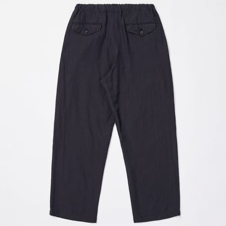 ULTERIOR（アルテリア）"WASHED WOOL SILK TWILL DRAWSTRING PANTS"