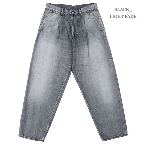 グラフペーパー24ss Selvage Denim Two Tuck Pants Selvage Denim Two Tuck Tapered Pants | mark