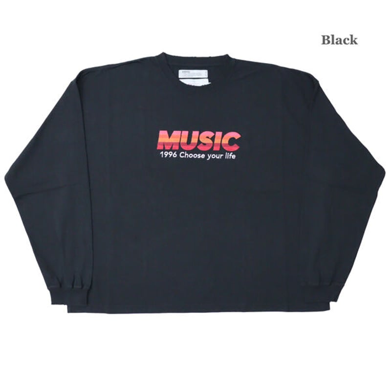 トップス DAIRIKU 23AW MUSIC Tee 楽天市場】DAIRIKU 【ダイリク】 MUSIC TEE BLACK (23AW C-9