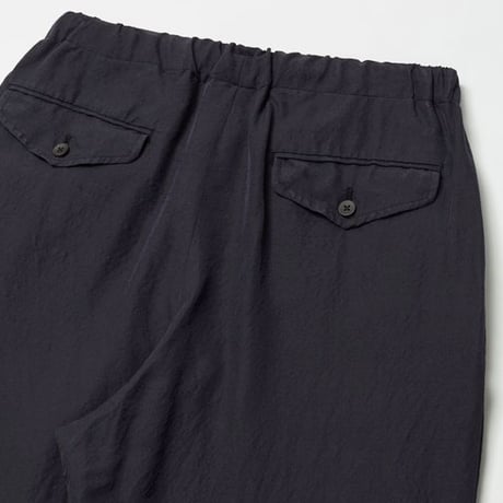 ULTERIOR（アルテリア）"WASHED WOOL SILK TWILL DRAWSTRING PANTS"