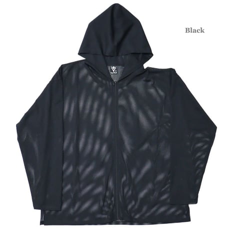 South2 West8（サウスツーウエストエイト）"Zipped Hoody - Knit Mesh"