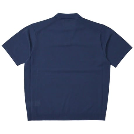 ATON（エートン）"FINE ICE COTTON SKIPPER POLO SWEATER"