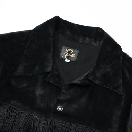 Ladie's /NEEDLES WOMAN（ニードルス ウーマン）"Fringe Open Collar Shirt Dress - Rayon Corduroy"