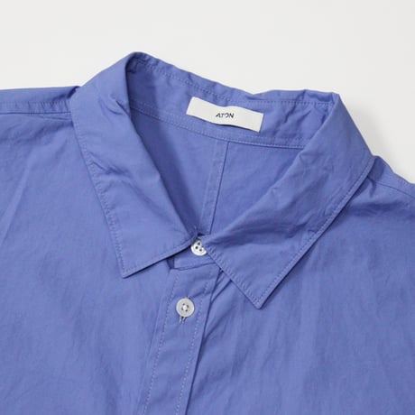ATON（エートン）"SUVIN BROAD WASHED SHIRT"