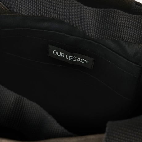 OUR LEGACY（アワー レガシー）"TOWERING TOTE - Dark Olive Ultra Canvas"