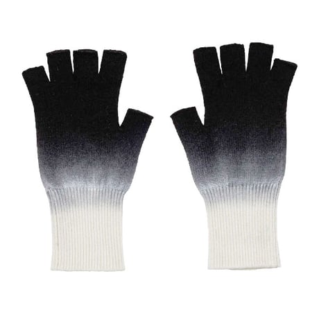 Graphpaper（グラフペーパー）"Gradient Dyed Wool Knit Fingerless Gloves"