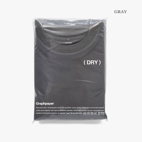 Graphpaper（グラフペーパー）"DRY 2-Pack Crew Neck Tee"