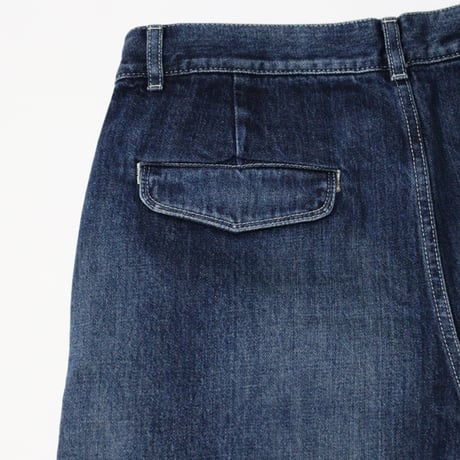 Graphpaper（グラフペーパー）"Selvage Denim Two Tuck Pants - DARK FADE"