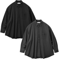 Graphpaper（グラフペーパー）"Wool Smooth Flannel Oversized Regular Collar Shirt"