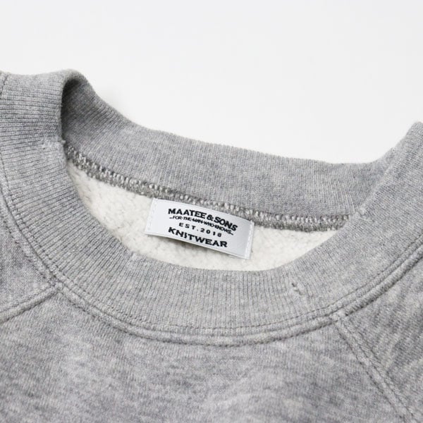 PRINT SWEAT【MAATEE&SONS】【SIZE2】 MAATEE&SONS（マーティーアンドサンズ）