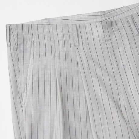 nonnotte（ノノット）"2-Tuck Draw Cord Wide Trousers (With Lining)"