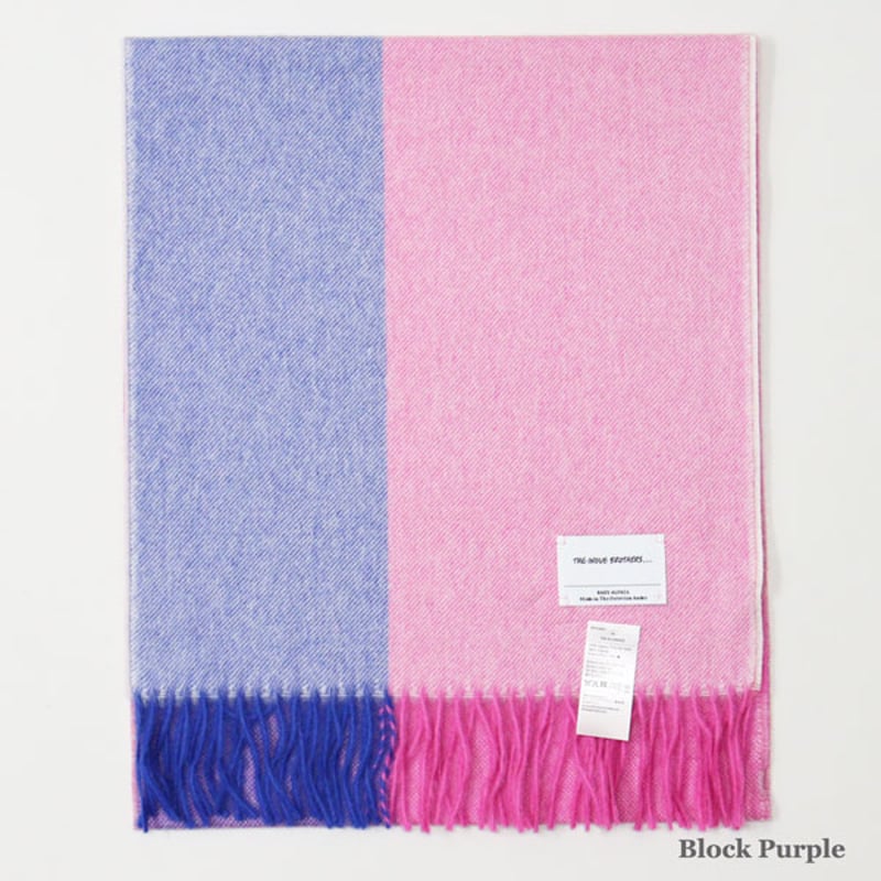 The Inoue Brothers イノウエブラザーズ　マフラー　バーガンディ THE INOUE BROTHERS / ザ イノウエブラザーズ】Brushed Scarf
