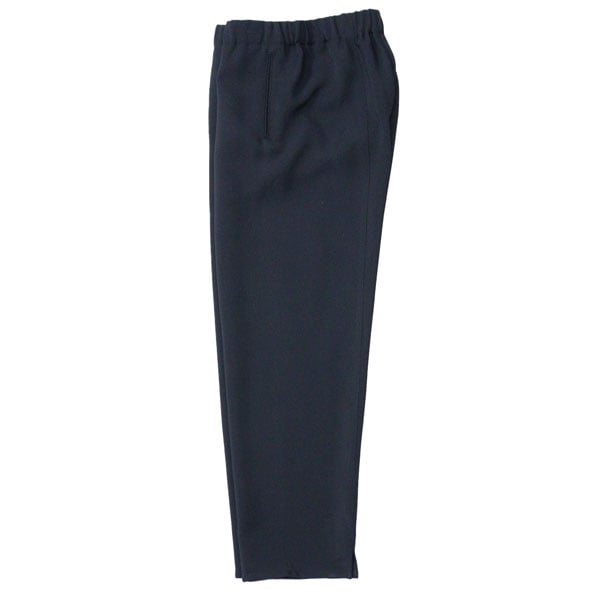 パンツ OVERCOAT Classic Drawstring Trouser 0 Classic Rayon Tricotine Drawstring Trouser in Navy – OVERCOAT