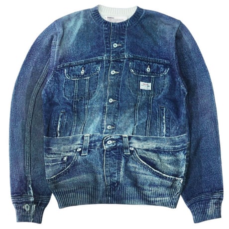 DAIRIKU（ダイリク）"Tuck In Denim Transcription Knit"