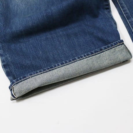 Ladie's / Graphpaper（レディース グラフペーパー）"Selvage Denim Two Tuck Wide Pants - DARK FADE"