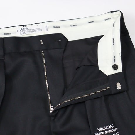 DAIRIKU（ダイリク）""TATTOO" Adjuster Wide Slacks"