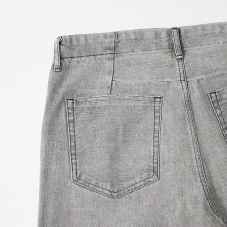 TANAKA（タナカ）"STRAIGHT JEAN TROUSERS - LIGHT GRAY"