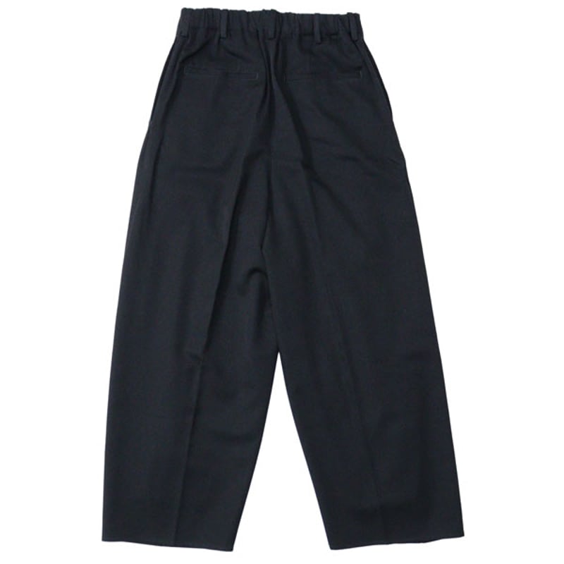 11/15まで <nonnotte> Box Pleats Trousers nonnotte / ノノット / Draping Crotch Box Pleats Trousers【Nid