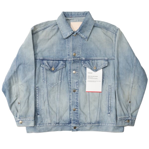 ジャケット・アウター graphpaper Selvage Denim Trucker Jacket Graphpaper】 Selvage Denim Trucker Jacket (LIGHT FADE