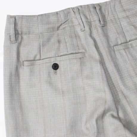 nonnotte（ノノット）"2-Tuck Wide Tapered Trousers"