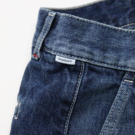 Graphpaper（グラフペーパー）"Selvage Denim Two Tuck Tapered Pants - DARK FADE"