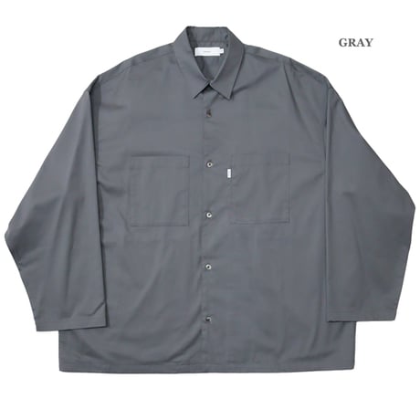 Graphpaper（グラフペーパー）"Solotex Twill L/S Oversized Box Shirt"