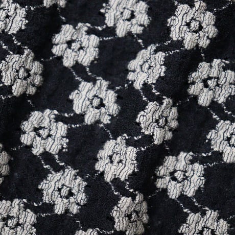 TANAKA（タナカ）"LONG SLEEVE TEE - BLACK FLOWER"