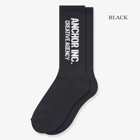 【通販・店頭限定販売】 ANCHOR INC.（アンカーインク）"BOLD LOGO SOCKS"