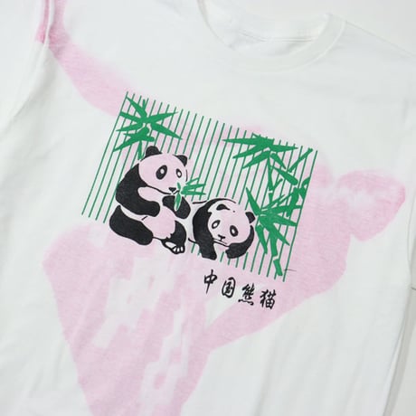 OVERCOAT（オーバーコート）"Chiyonofuji Collaboration Panda T-shirt - white"
