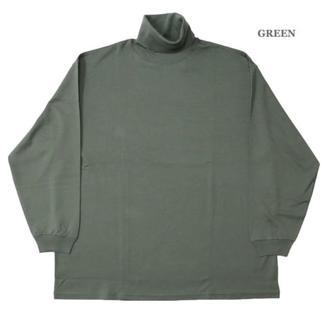 Graphpaper（グラフペーパー）"Brushed Mockrody High Neck L/S Tee"