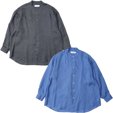 Ladie's / Graphpaper（レディース グラフペーパー）"Linen L/S Oversized Band Collar Shirt"