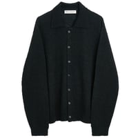 OUR LEGACY（アワー レガシー）"EVENING POLO - Black Fuzzy Alpaca"
