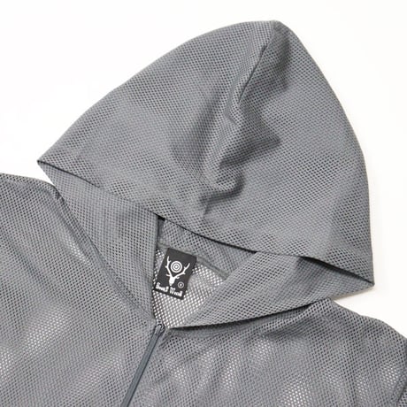 South2 West8（サウスツーウエストエイト）"Zipped Hoody - Knit Mesh"