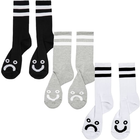 POLAR SKATE CO.（ポーラー スケート カンパニー）"Rib Socks | Happy Sad"