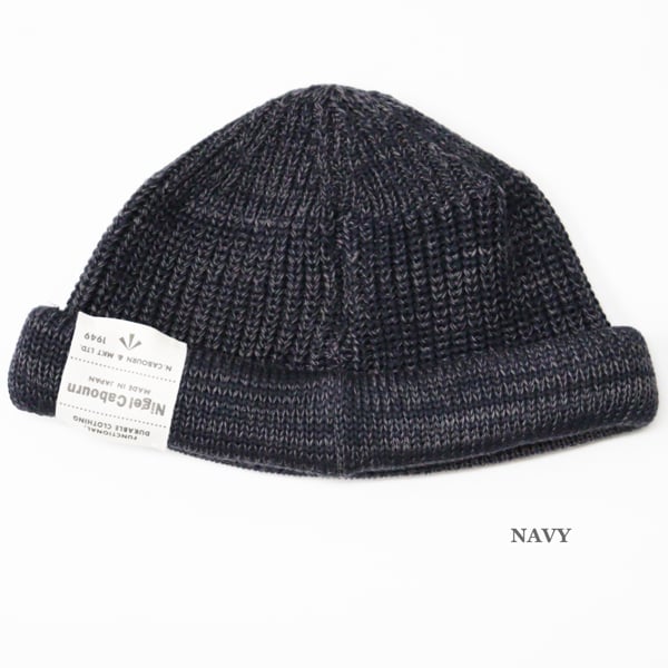 Nigel Cabourn BEANIE - WOOL ネイビー F Nigel Cabourn（ナイジェルケーボン）