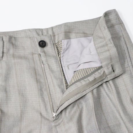 nonnotte（ノノット）"2-Tuck Wide Tapered Trousers"