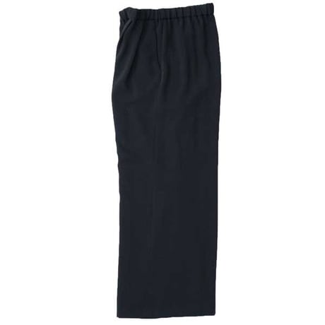 Ladie's / Graphpaper（レディース グラフペーパー）"Satin Easy Wide Pants - black"