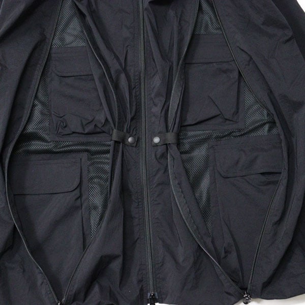 TECHNICAL VENTILATION JACKET イズネス ブラック Is-ness/イズネス】Technical Ventilation Jacket